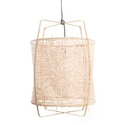 Ay Illuminate Hanging lamp Z2 blond bamboo natural cardboard ø67x100cm Ay Illuminate Hanging lamp Z2 blond bamboo natural cardboard ø67x100cm
