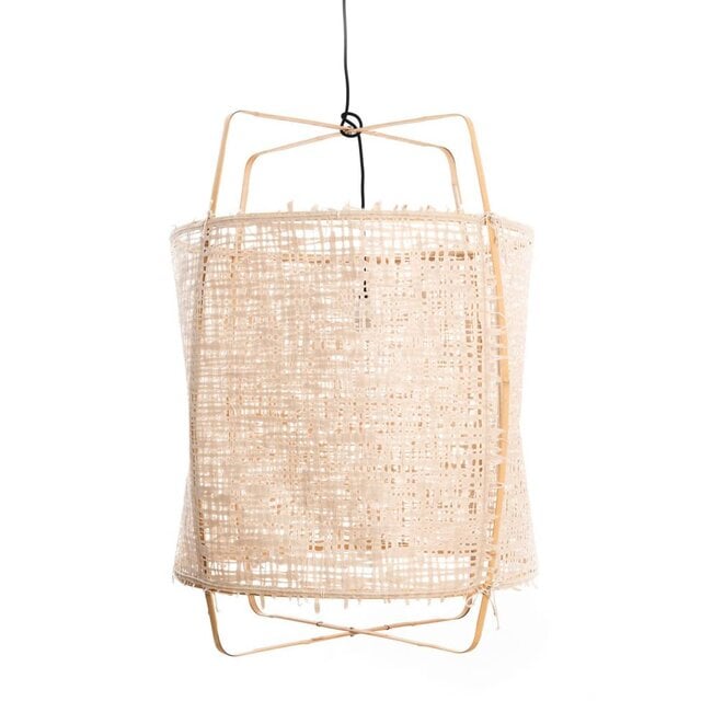 Ay Illuminate Hängeleuchte Z2 Blond Bambus Naturkarton ø67x100cm