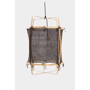 Ay Illuminate Hængelampe Z2 bambus blond sort kashmir ø67x100cm Ay Illuminate Hængelampe Z2 bambus blond sort kashmir ø67x100cm