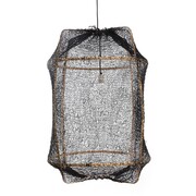 Ay Illuminate Hängeleuchte Z2 blond Sisal net schwarz ø67x100cm Ay Illuminate Hängeleuchte Z2 blond Sisal net schwarz ø67x100cm