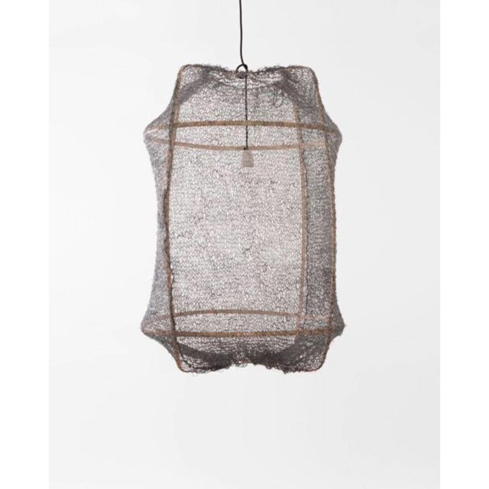 Ay Illuminate Hanglamp Z2 blond sisal net grijs ø67x100cm Ay Illuminate Hanglamp Z2 blond sisal net grijs ø67x100cm