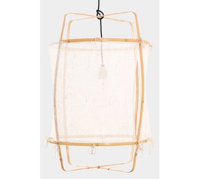 Ay Illuminate Lámpara colgante Z2 rubia blanca cachemira ø67x100cm Ay Illuminate Lámpara colgante Z2 rubia blanca cachemira ø67x100cm