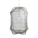 Ay Illuminate Hängeleuchte Z5 schwarz Sisal net grau ø42x57cm