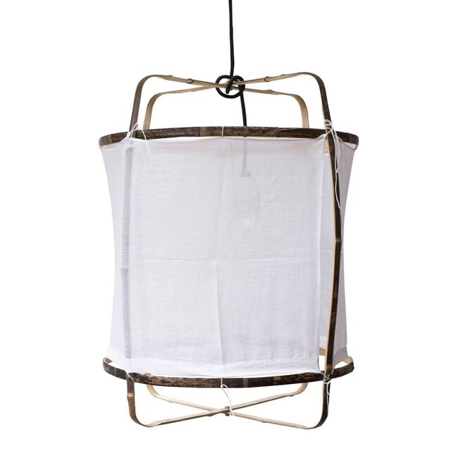 Ay Illuminate Hengelampe Z5 hvit bomull ø42x57cm