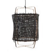 Ay Illuminate Hanglamp Z11 bamboe zwart karton ø48,5x72,5cm Ay Illuminate Hanglamp Z11 bamboe zwart karton ø48,5x72,5cm