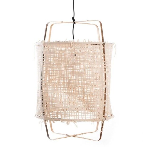Ay Illuminate Lampada a sospensione Z11 bambù naturale in cartone ø48,5x72,5cm Ay Illuminate Lampada a sospensione Z11 bambù naturale in cartone ø48,5x72,5cm