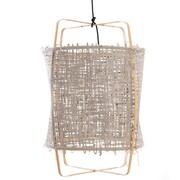 Ay Illuminate Hänglampa Z22 blond bambu grå kartong ø48,5x72,5cm