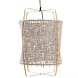 Ay Illuminate Hanglamp Z22 blond bamboe grijs karton ø48,5x72,5cm Ay Illuminate Hanglamp Z22 blond bamboe grijs karton ø48,5x72,5cm