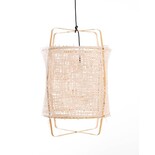 Ay Illuminate Lámpara colgante Z22 cartón bambú natural bambú ø48,5x72,5cm