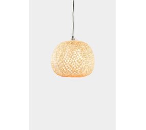 Ay Illuminate Lampada a sospensione piccola in bambù color prugna ø34cm