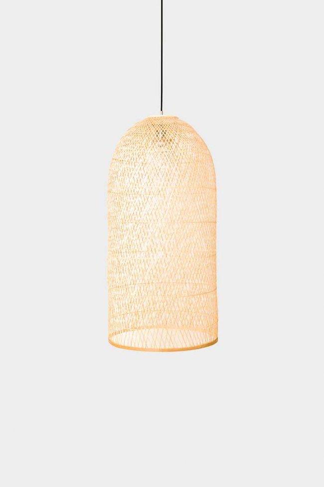 Ay Illuminate Lampe suspendue Cap grand bambou ø48cm