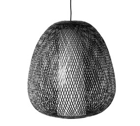 Ay Illuminate Lámpara colgante Twiggy Egg marrón bambú ø60cm Ay Illuminate Lámpara colgante Twiggy Egg marrón bambú ø60cm