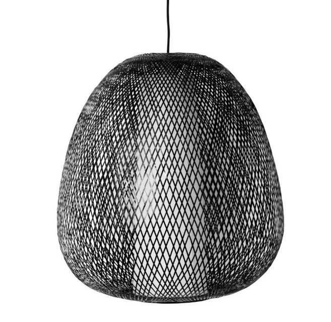 Ay Illuminate Hanging lamp Twiggy Egg brown bamboo ø60cm