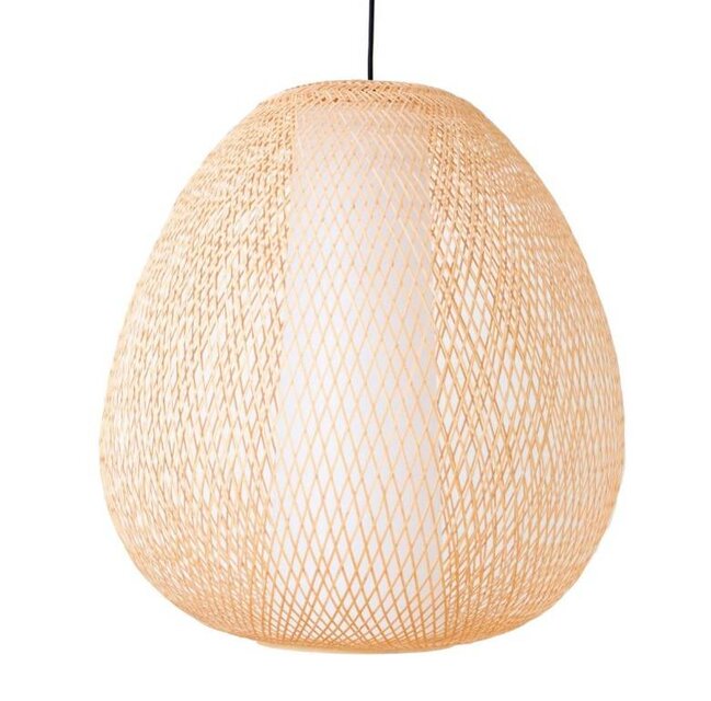 Ay Illuminate Hanging lamp Twiggy Egg natural bamboo ø60cm