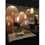Ay Illuminate Grande suspension en bambou Prune ø80cm Ay Illuminate Grande suspension en bambou Prune ø80cm