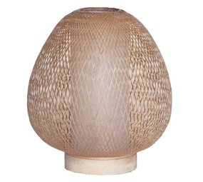 Ay Illuminate Lampada da tavolo Twiggy Egg in bambù naturale ø30cm