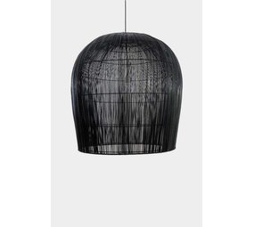 Ay Illuminate Lampada a sospensione Buri lampadina nera ø91cm Ay Illuminate Lampada a sospensione Buri lampadina nera ø91cm