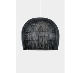 Ay Illuminate Lampada a sospensione Buri lampadina nera ø85cm