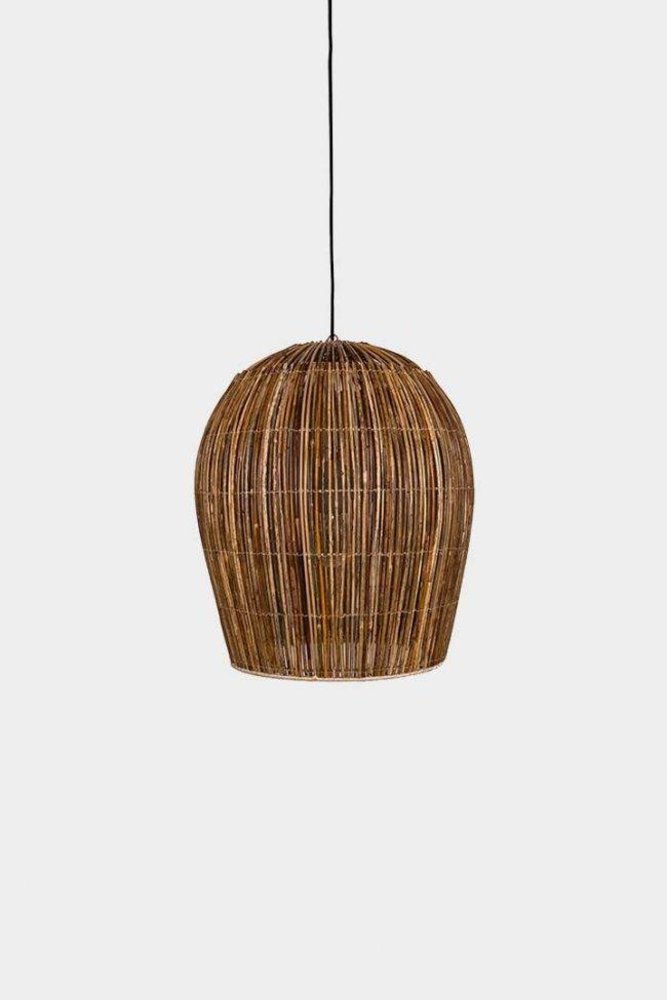 Ay Illuminate Lampada a sospensione Buri lampadina rattan naturale ø54cm Ay Illuminate Lampada a sospensione Buri lampadina rattan naturale ø54cm