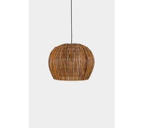 Ay Illuminate Lámpara colgante Buri bombilla ratán natural ø63cm Ay Illuminate Lámpara colgante Buri bombilla ratán natural ø63cm