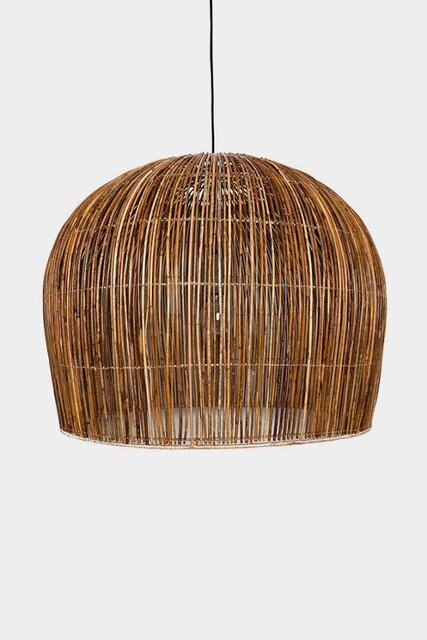 Ay Illuminate Hængelampe Buri pære naturrattan ø85cm