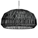Ay Illuminate Hanglamp Nama 1 zwart rotan ø72cm Ay Illuminate Hanglamp Nama 1 zwart rotan ø72cm