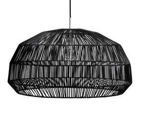 Ay Illuminate Lámpara colgante Nama 1 ratán negro ø72cm Ay Illuminate Lámpara colgante Nama 1 ratán negro ø72cm