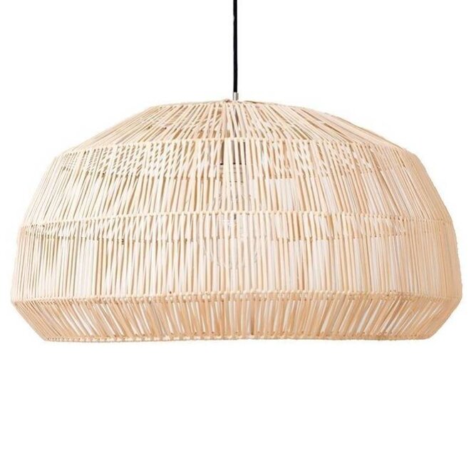 Ay Illuminate Lampada a sospensione Nama 1 in rattan naturale ø72cm