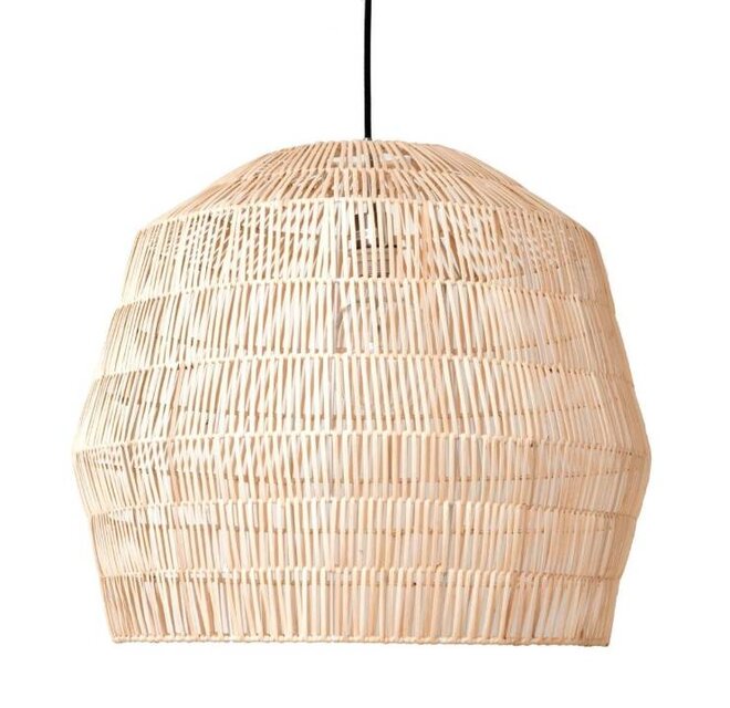 Ay Illuminate Lámpara de suspensión Nama 2 ratán natural ø58cm.