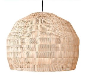 Ay Illuminate Lampada a sospensione Nama 3 in rattan naturale ø72cm