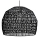 Ay Illuminate Hanglamp Nama 3 zwart rotan ø72cm Ay Illuminate Hanglamp Nama 3 zwart rotan ø72cm