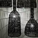 Ay Illuminate Hanglamp Umut 3 zwart rotan ø35cm Ay Illuminate Hanglamp Umut 3 zwart rotan ø35cm
