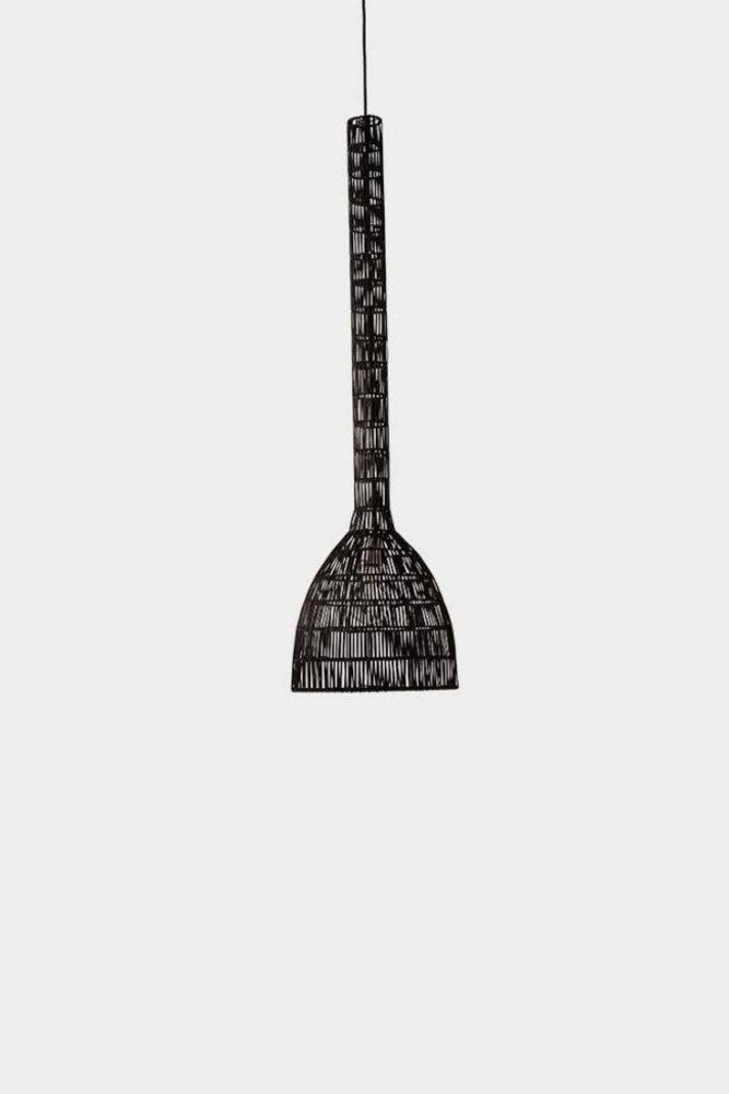 Ay Illuminate Hanglamp Umut 3 zwart rotan ø35cm Ay Illuminate Hanglamp Umut 3 zwart rotan ø35cm