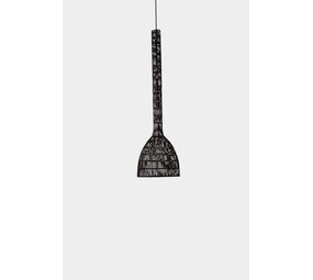 Ay Illuminate Hanglamp Umut 3 zwart rotan ø35cm Ay Illuminate Hanglamp Umut 3 zwart rotan ø35cm