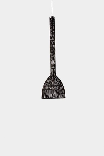Ay Illuminate Hanglamp Umut 3 zwart rotan ø35cm