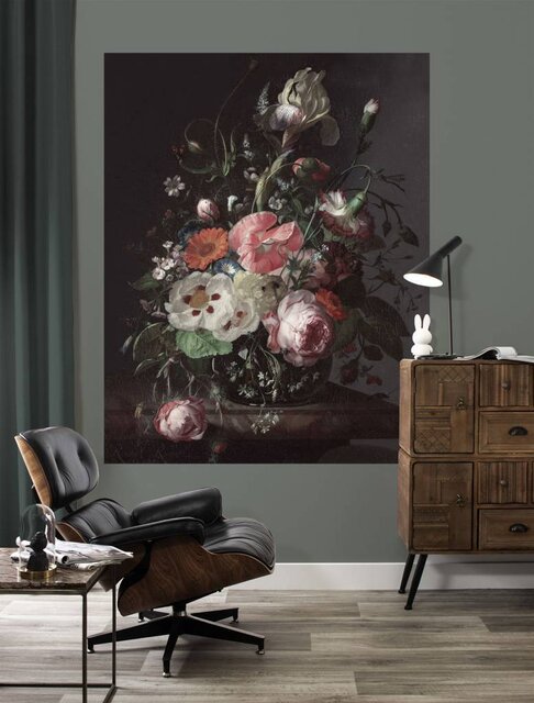 KEK Amsterdam Wallpaper Panel Goldene Zeitalter Blumen