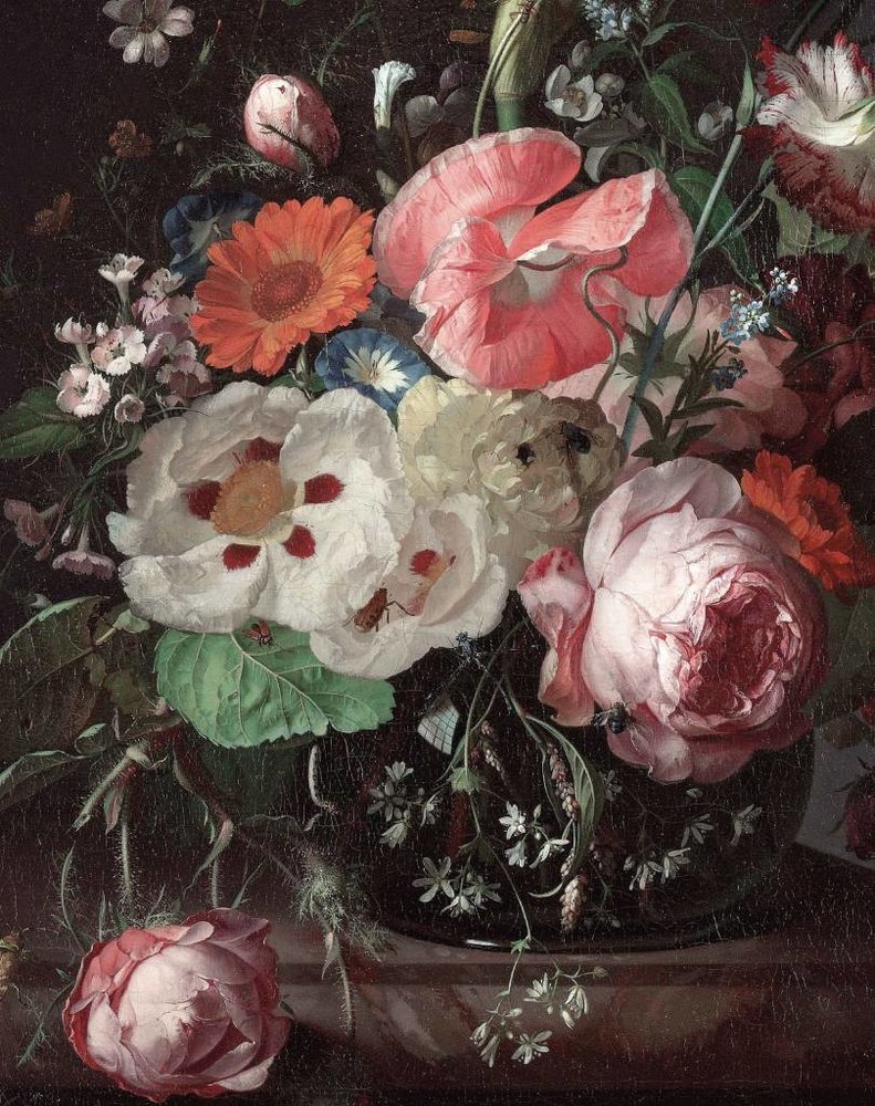 KEK Amsterdam Wallpaper panel Golden Age Flowers KEK Amsterdam Wallpaper panel Golden Age Flowers