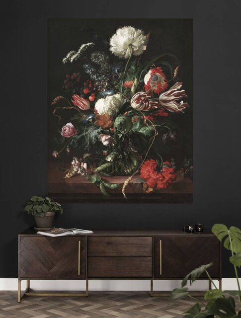 KEK Amsterdam Bakgrundspanel Golden Age Flowers
