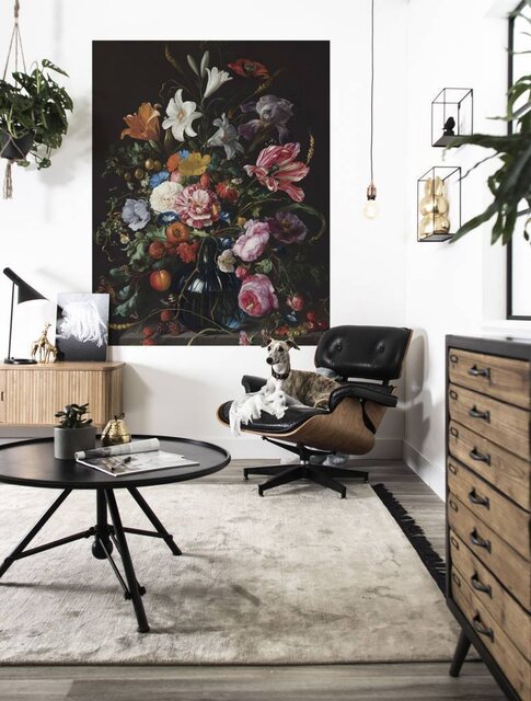 KEK Amsterdam Bakgrunnspanel Golden Age Flowers