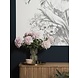 KEK Amsterdam Behangpaneel Engraved Flowers KEK Amsterdam Behangpaneel Engraved Flowers