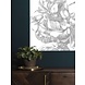 KEK Amsterdam Behangpaneel Engraved Flowers KEK Amsterdam Behangpaneel Engraved Flowers