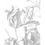 KEK Amsterdam Panel de papel tapiz flores grabadas KEK Amsterdam Panel de papel tapiz flores grabadas