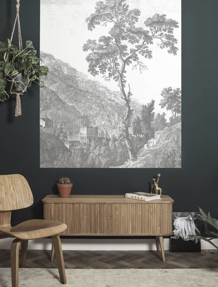 KEK Amsterdam Wallpaper panel Engraved Tree