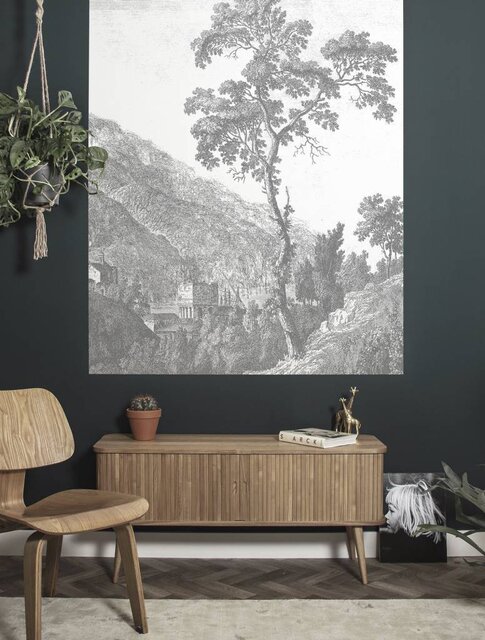 KEK Amsterdam Wallpaper-Panel Gravierter Baum