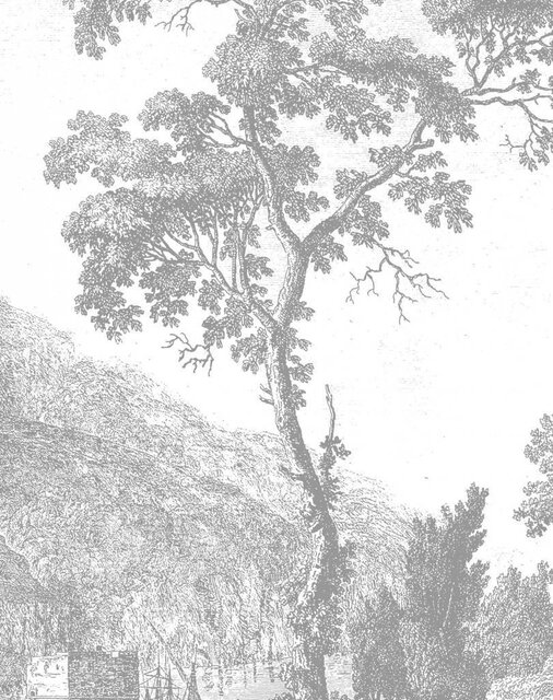 KEK Amsterdam Wallpaper-Panel Gravierter Baum
