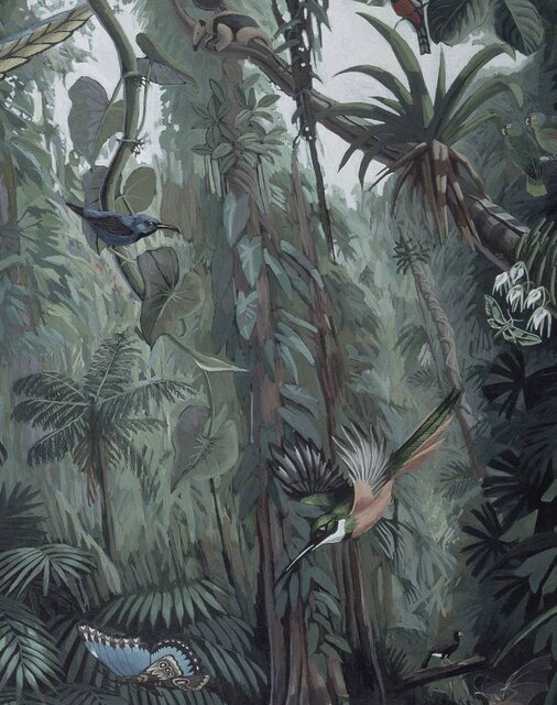 KEK Amsterdam Behangpaneel Tropical Landscape