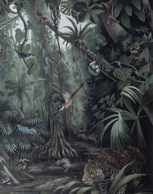 KEK Amsterdam Behangpaneel Tropical Landscape