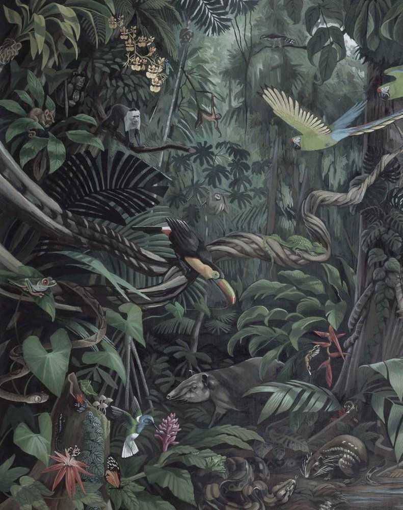 KEK Amsterdam Panel de papel tapiz Paisaje tropical KEK Amsterdam Panel de papel tapiz Paisaje tropical