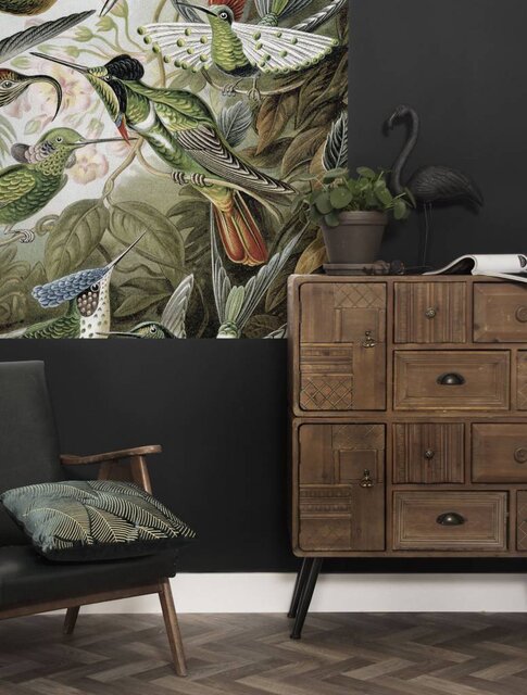KEK Amsterdam Panneau de papier peint oiseaux exotiques