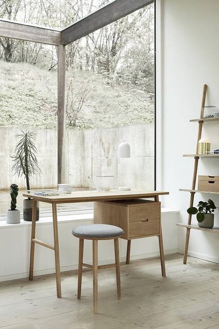 Hubsch Schreibtisch mit 2 Schubladen aus Holz